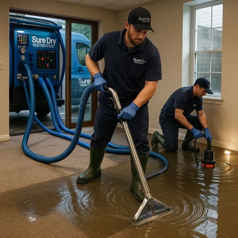 Water Extraction and Removal process in South Ashburnham, MA